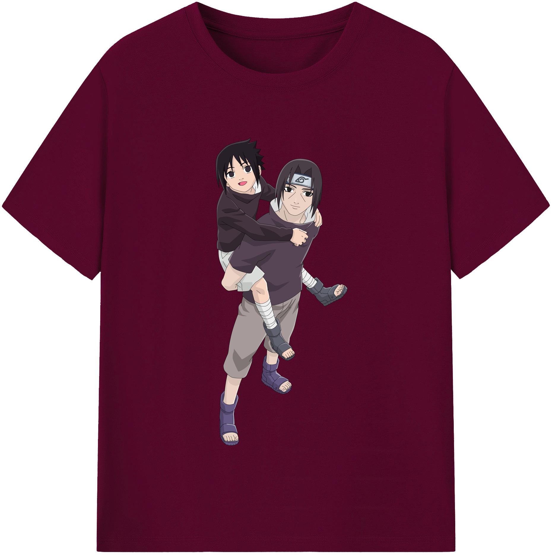 （画像用） NARUTO -ナルト- うちは イタチ Uchiha Itachi レディースカジュアルプリントTシャツ（綿100％）
